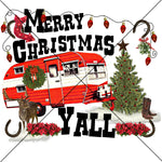 Merry Christmas Camper Sublimation Transfer