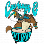 Queso and Cowboys Sublimation Transfer