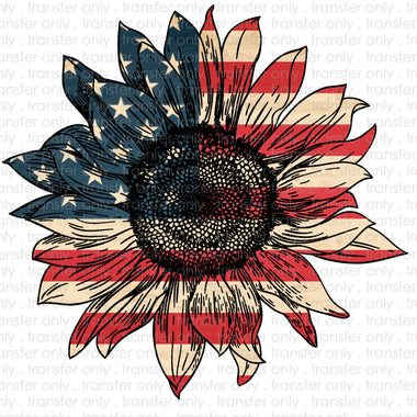 Flag Sunflower Sublimation Transfer