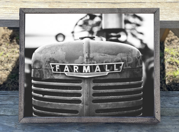 Tractor Canvas Print Framed or Unframed