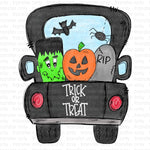 Trick or Treat Truck Sublimation Transfer