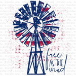 Free as the Wind Sublimation Transfer