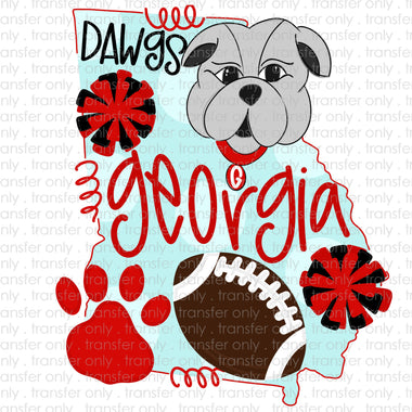 Georgia State Sublimation Transfer