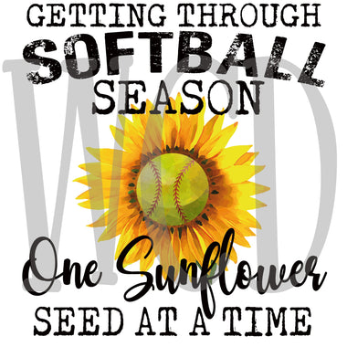 Getting Through Softball Season One Sunflower Seed at a Time Digital Download