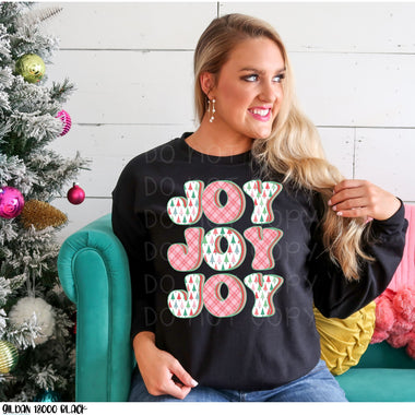 Joy Joy Joy Screen Print High Heat Transfer T47