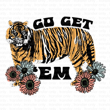 Go Get Em Tiger Sublimation Transfer