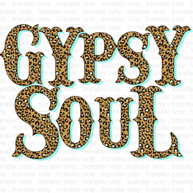 Gypsy Soul Sublimation Transfer