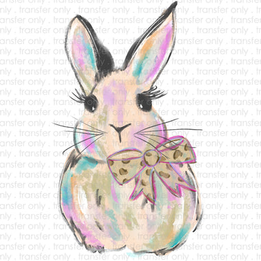 Hand Drawn Bunny Sublimation Transfer