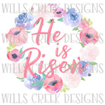 He is Risen Wreath Digital Download