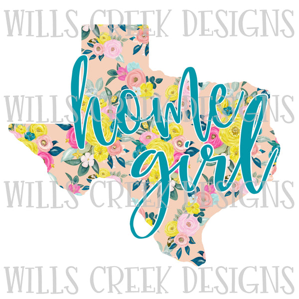 Home Girl Texas Digital Download