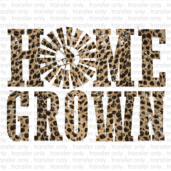 Home Grown Cheetah Sublimation Transfer