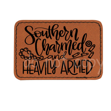 Southern Charmed Heavily Armed Leather Patches *Patch Only*
