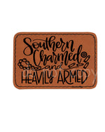 Southern Charmed Heavily Armed Leather Patches *Patch Only*