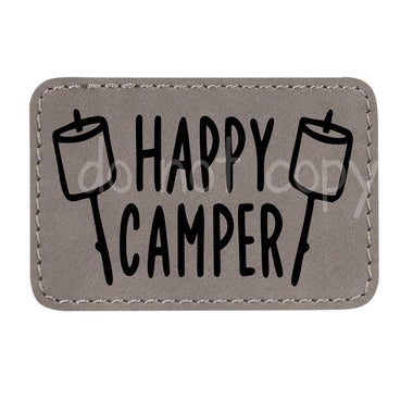 Happy Camper Leather Patches *Patch Only*