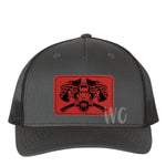 Fire Mask Flag Leather Patches *Patch Only*