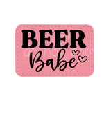 Beer Babe Leather Patches *Patch Only*
