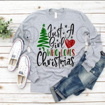 Just a girl who loves Christmas Sublimation transfer