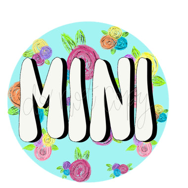 Mini floral Circle Digital Download