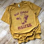 Not Today Heifer Screen Print Transfer V158