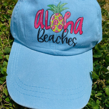 Aloha Beaches Pocket/Hat/Koozie Size Screen Print Transfers Q70