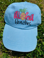 Aloha Beaches Pocket/Hat/Koozie Size Screen Print Transfers Q70