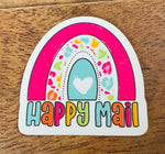 Happy Mail Die Cut Matte 2" Stickers Z1