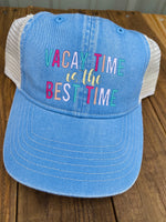 Vacay Time is the Best Time Pocket/Hat/Koozie Size Screen Print Transfers BB14