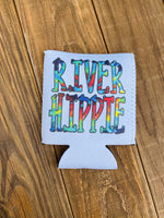 River Hippie Pocket/Hat/Koozie Size Screen Print Transfers Y2