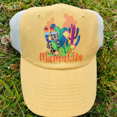 Mamacita Cactus Pocket/Hat/Koozie Size Screen Print Transfers Q68