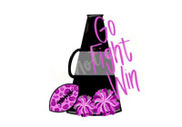 Go Fight Win Pink Digital Download