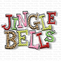Jingle Bells Sublimation Transfer