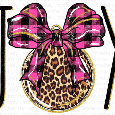 Joy Ornament Sublimation Transfer