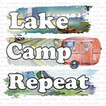 Lake Camp Repeat Sublimation Transfer