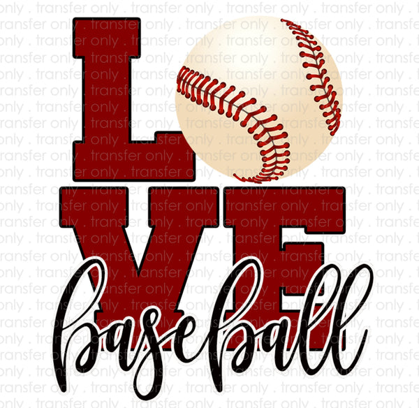 Love My Boys Baseball Sublimation Transfer – Wills Creek Designs