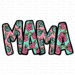 Mama Floral Sublimation Transfer