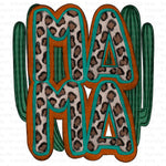 Mama Cactus Sublimation Transfer