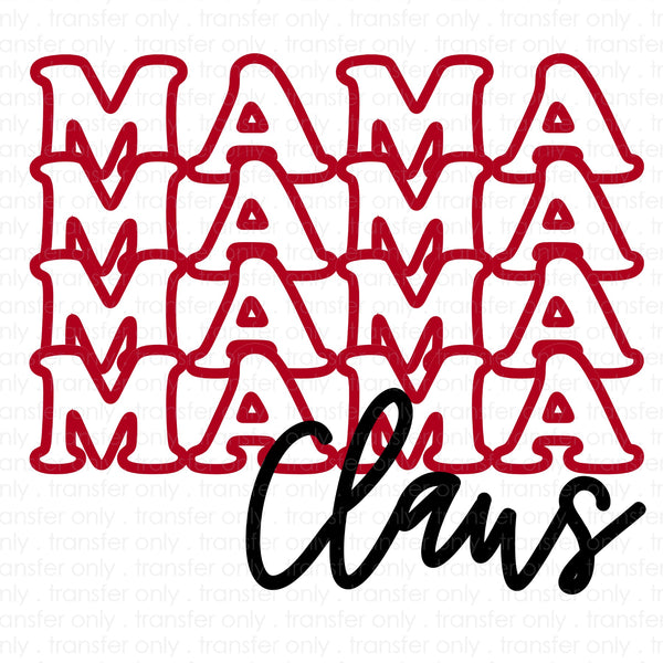Mama Claus Sublimation Transfer