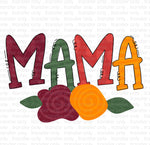 Mama FLoral Doodle Sublimation Transfer