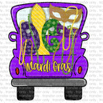 Mardi Gras Truck Sublimation Transfer