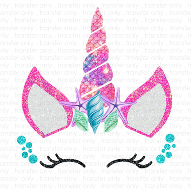 Mermaid Unicorn Sublimation Transfer