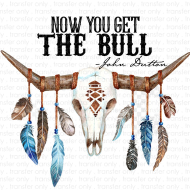 Now you get the bull Sublimation Transfer