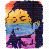 Michael Jackson Sublimation Transfer
