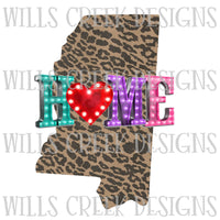 Mississippi Home Marquee Digital Download