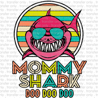 Mommy Shark Sublimation Transfer