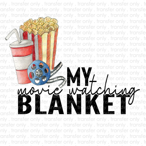 Movie Watching Blanket Sublimation Transfer
