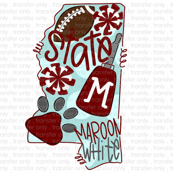 Alabama Crimson Tide Tumbler Sublimation Transfer