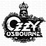 Ozzy Ozbourne Sublimation Transfer