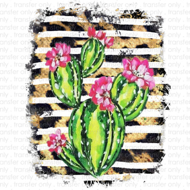 Leopard Cactus Frame Sublimation Transfer