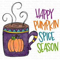 Happy Pumpkin Spice Season Sublimation Transfer