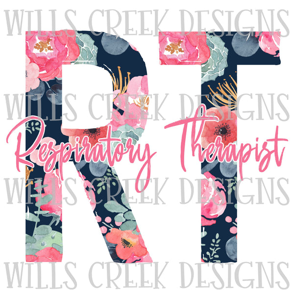 RT Floral Sublimation Transfer